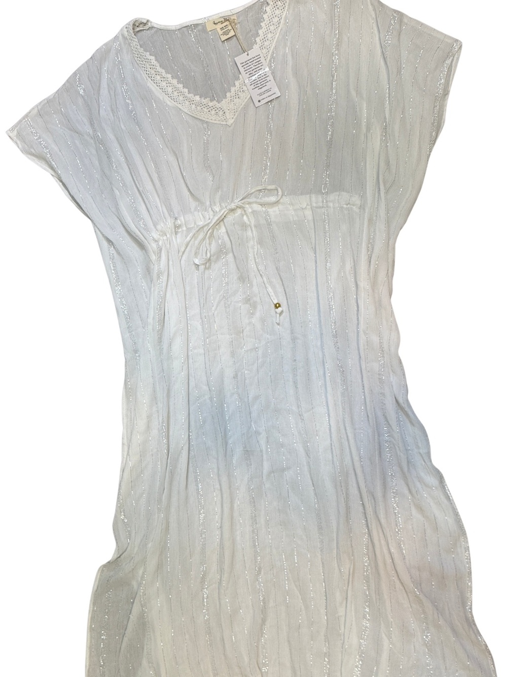 Women’s White Swim Coverup Tunic